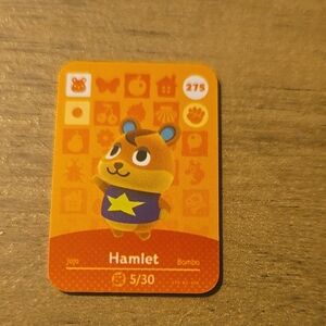 Animal Crossing Amiibo Card - Hamlet